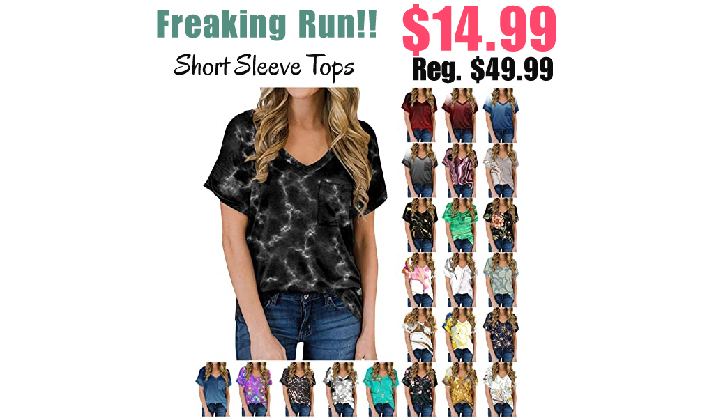Short Sleeve Tops Only $14.99 Shipped on Amazon (Regularly $49.99)