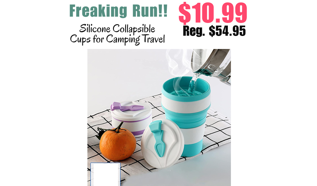 Silicone Collapsible Cups for Camping Travel Only $10.99 Shipped on Amazon (Regularly $54.95)