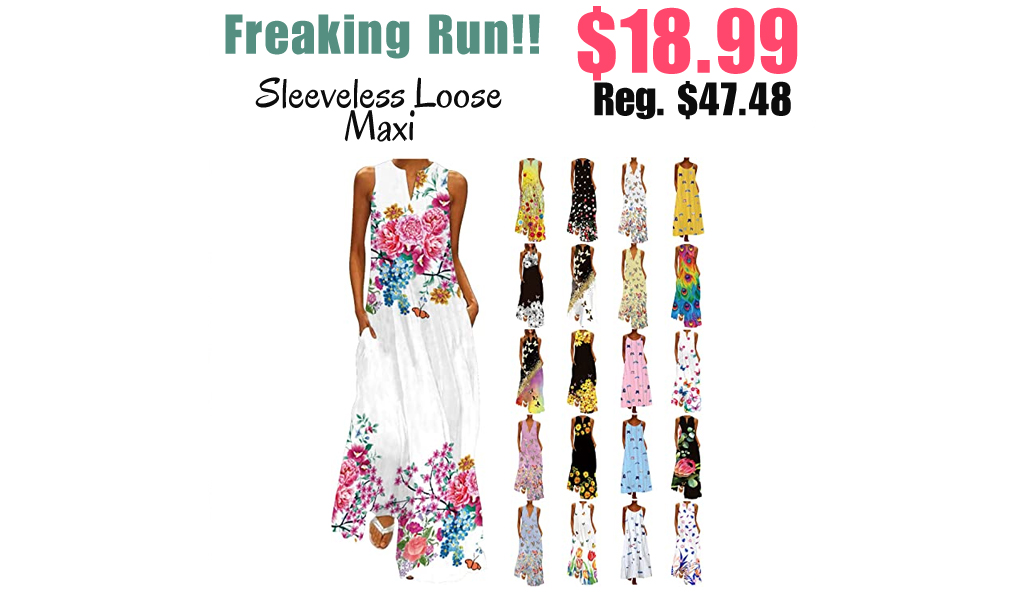 Sleeveless Loose Maxi Only $18.99 Shipped on Amazon (Regularly $47.48)