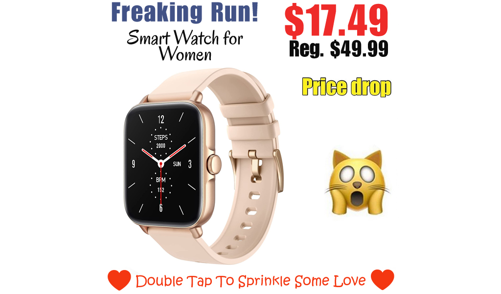 Smart Watch for Women Only $17.49 Shipped on Amazon (Regularly $49.99)