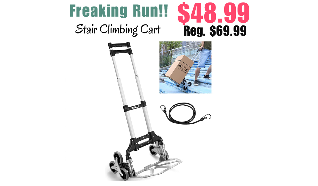 Stair Climbing Cart Only $48.99 Shipped on Amazon (Regularly $69.99)