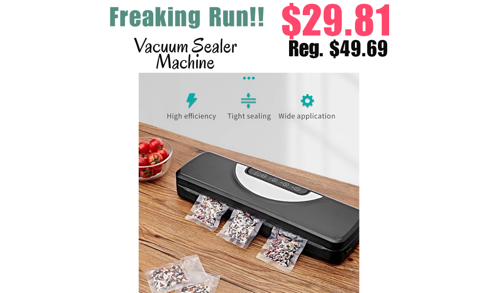 Vacuum Sealer Machine Only $29.81 Shipped on Amazon (Regularly $49.69)