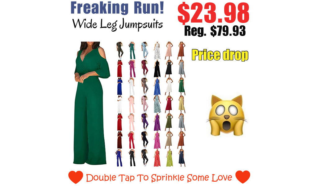 Wide Leg Jumpsuits Only $23.98 Shipped on Amazon (Regularly $79.93)