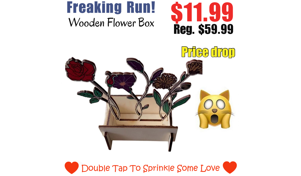 Wooden Flower Box Only $11.99 Shipped on Amazon (Regularly $59.99)