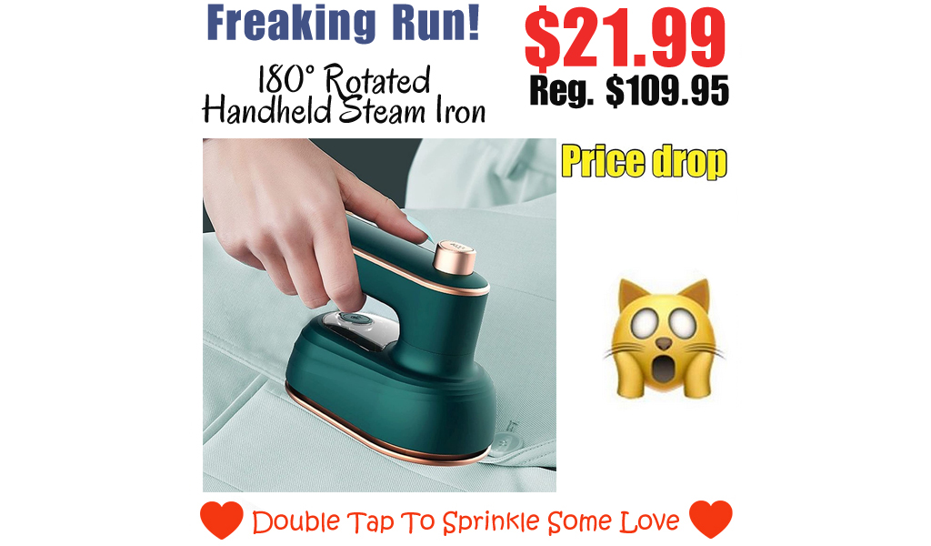 180° Rotated Handheld Steam Iron Only $21.99 Shipped on Amazon (Regularly $109.95)