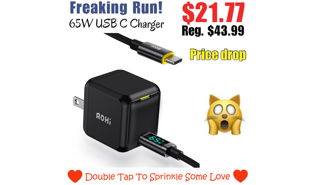 65W USB C Charger Only $21.77 Shipped on Walmart.com (Regularly $43.99)