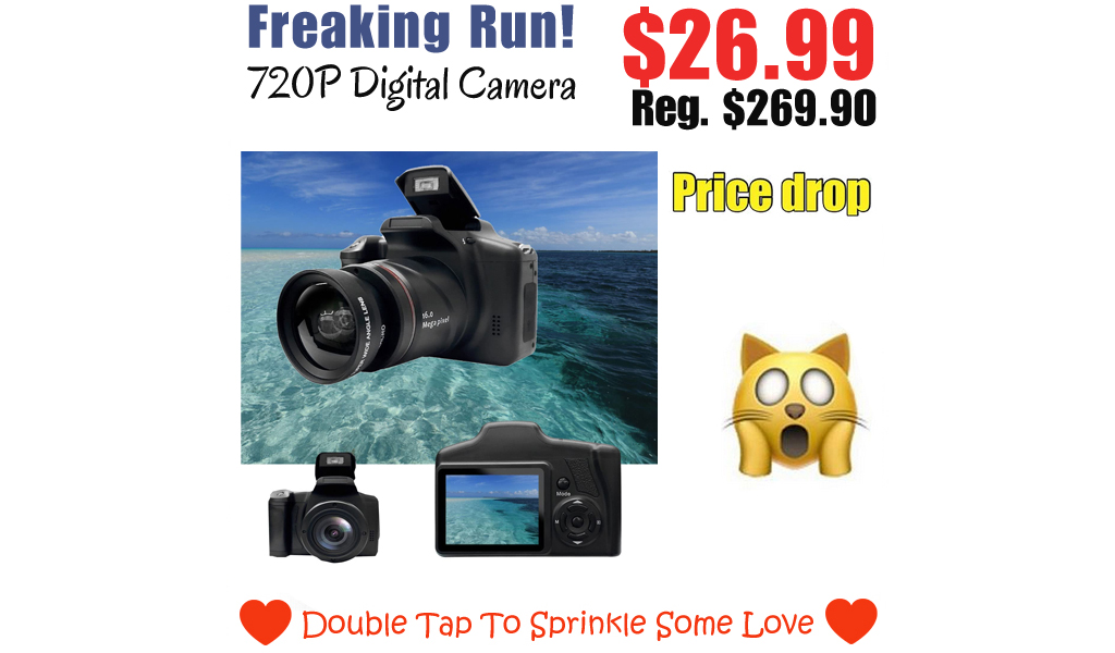 720P Digital Camera Only $26.99 Shipped on Amazon (Regularly $269.90)