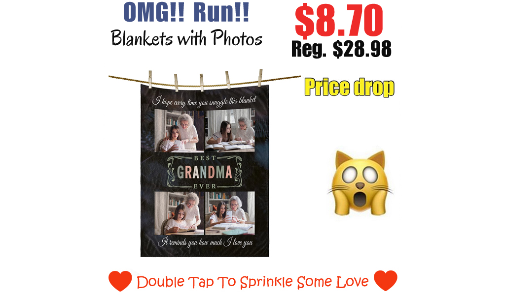 Blankets with Photos Only $8.70 Shipped on Amazon (Regularly $28.98)