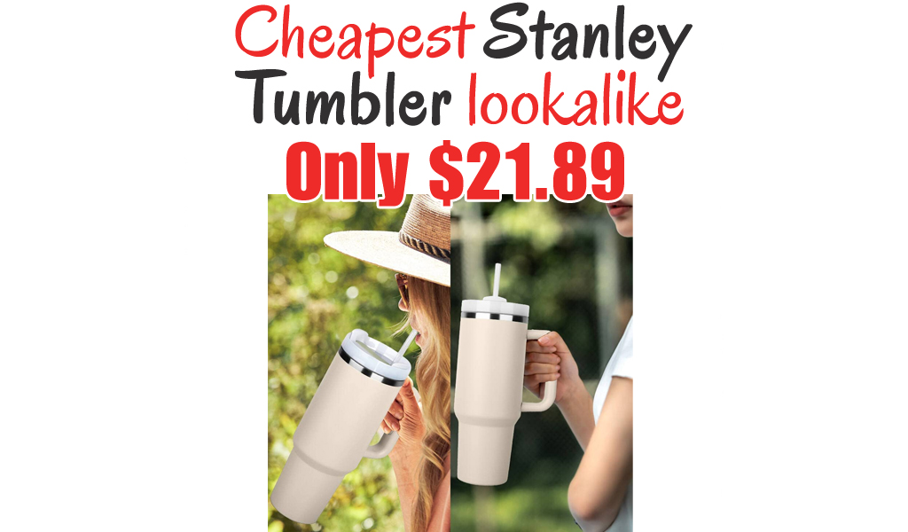 Cheapest Stanley Tumbler lookalike Only $21.89 Shipped on Amazon