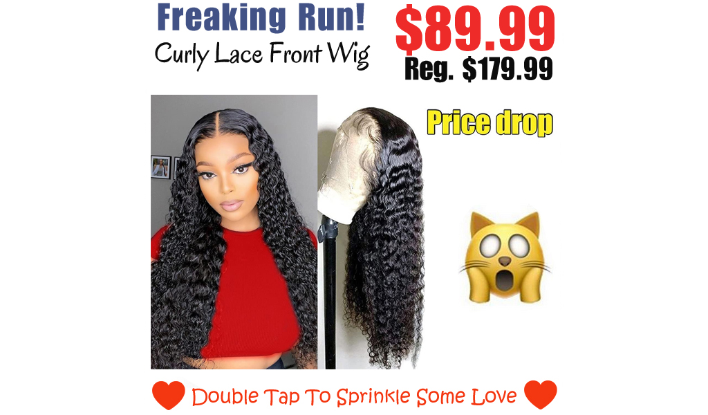 Curly Lace Front Wig Only $89.99 Shipped on Amazon (Regularly $179.99)