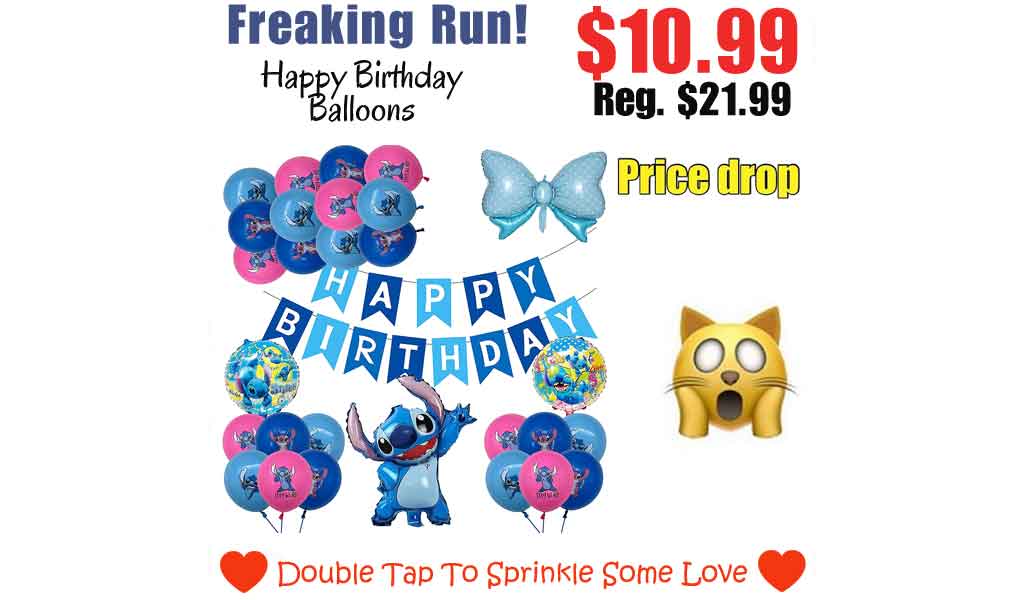 Happy Birthday Balloons Only $10.99 Shipped on Amazon (Regularly $21.99)