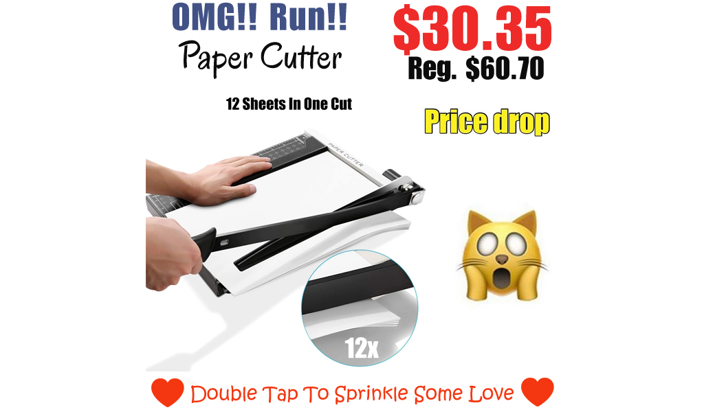Paper Cutter Only $30.35 Shipped on Amazon (Regularly $60.70)