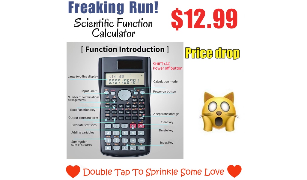 Scientific Function Calculator Only $12.99 Shipped on Walmart