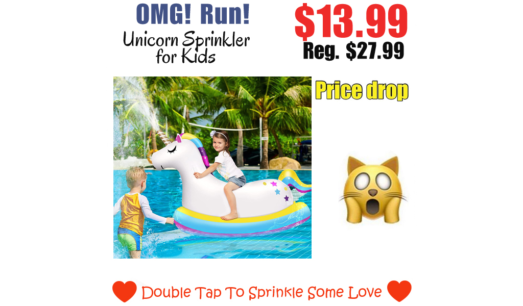 Unicorn Sprinkler for Kids Only $13.99 Shipped on Amazon (Regularly $27.99)