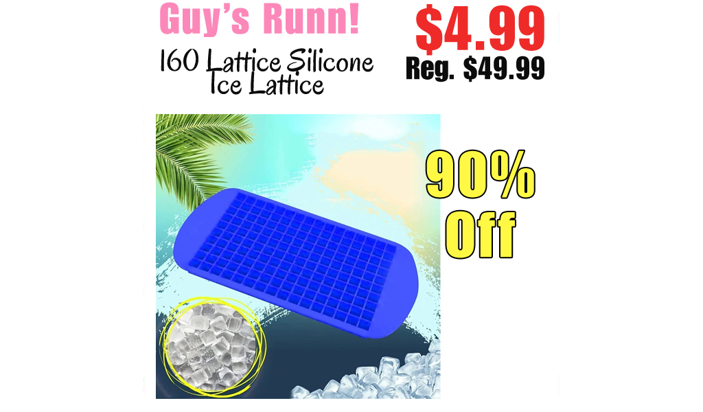 160 Lattice Silicone Ice Lattice Only $4.99 Shipped on Amazon (Regularly $49.99)