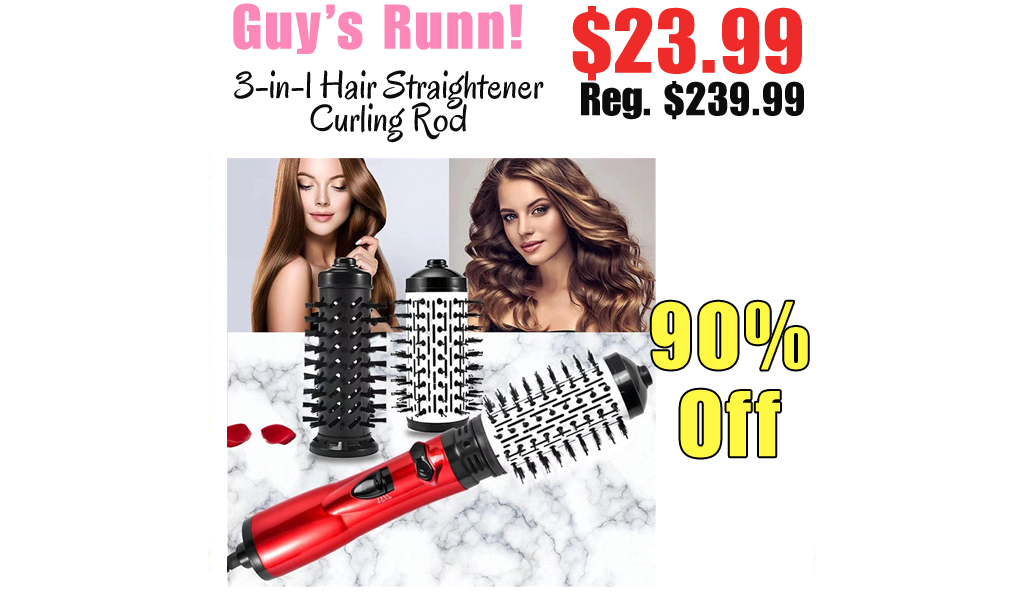3-in-1 Hair Straightener Curling Rod Only $23.99 Shipped on Amazon (Regularly $239.99)