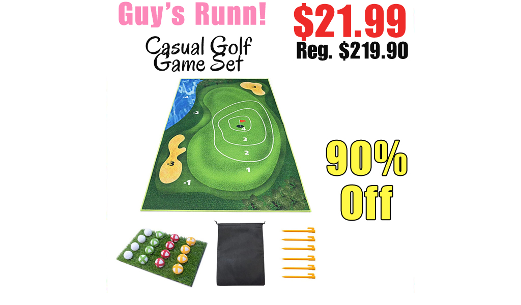 Casual Golf Game Set Only $21.99 Shipped on Amazon (Regularly $219.90)