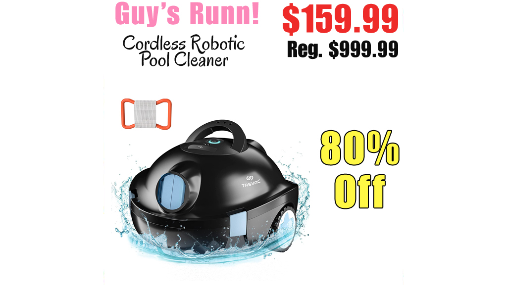 Cordless Robotic Pool Cleaner Only $159.99 Shipped on Amazon (Regularly $999.99)