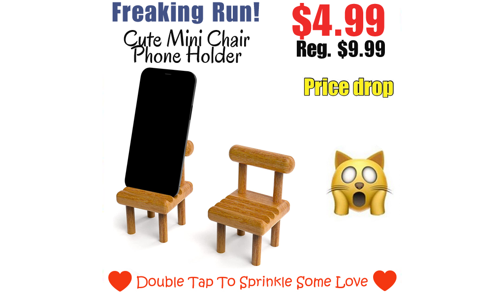 Cute Mini Chair Phone Holder Only $4.99 Shipped on Amazon (Regularly $9.99)