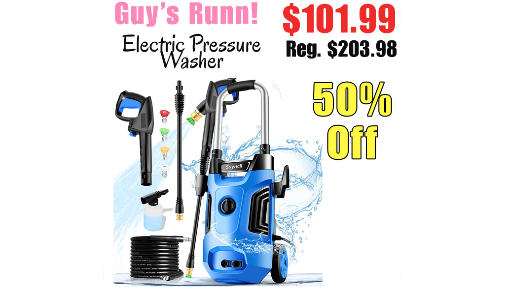 Electric Pressure Washer Only $101.99 Shipped on Amazon (Regularly $203.98)