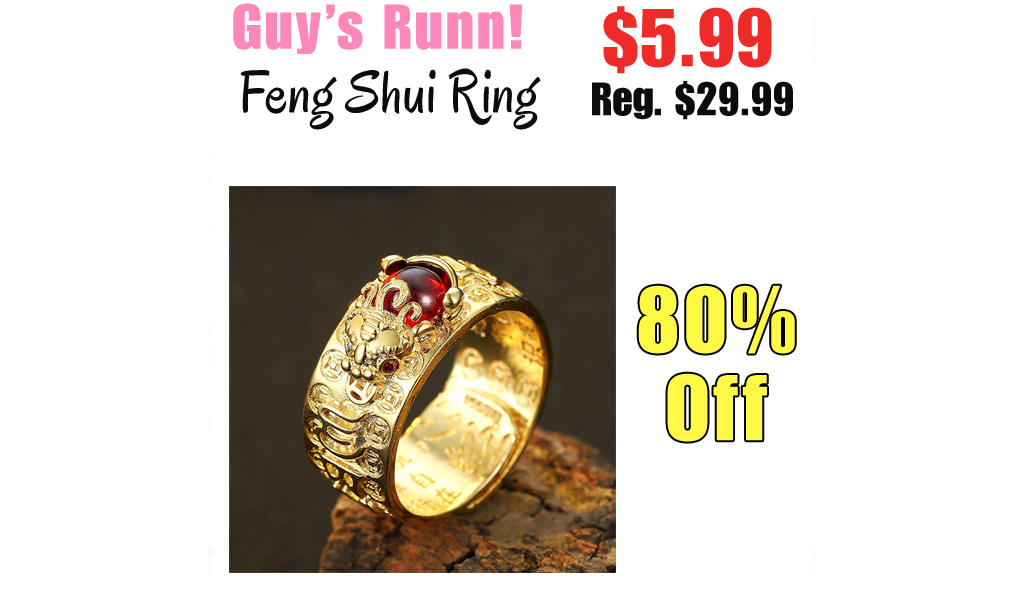 Feng Shui Ring Only $5.99 Shipped on Amazon (Regularly $29.99)