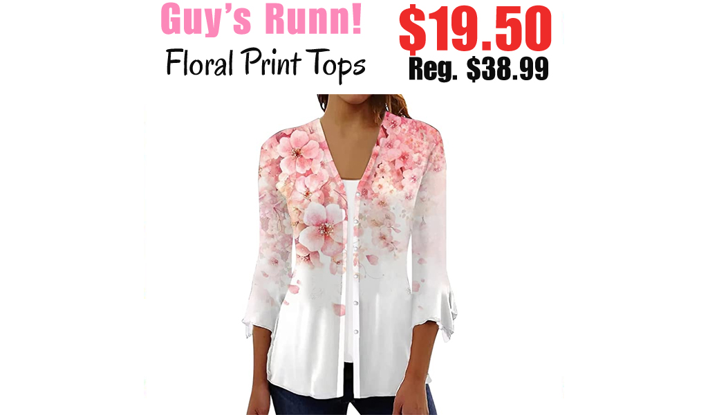Floral Print Tops Only $19.50 Shipped on Amazon (Regularly $38.99)