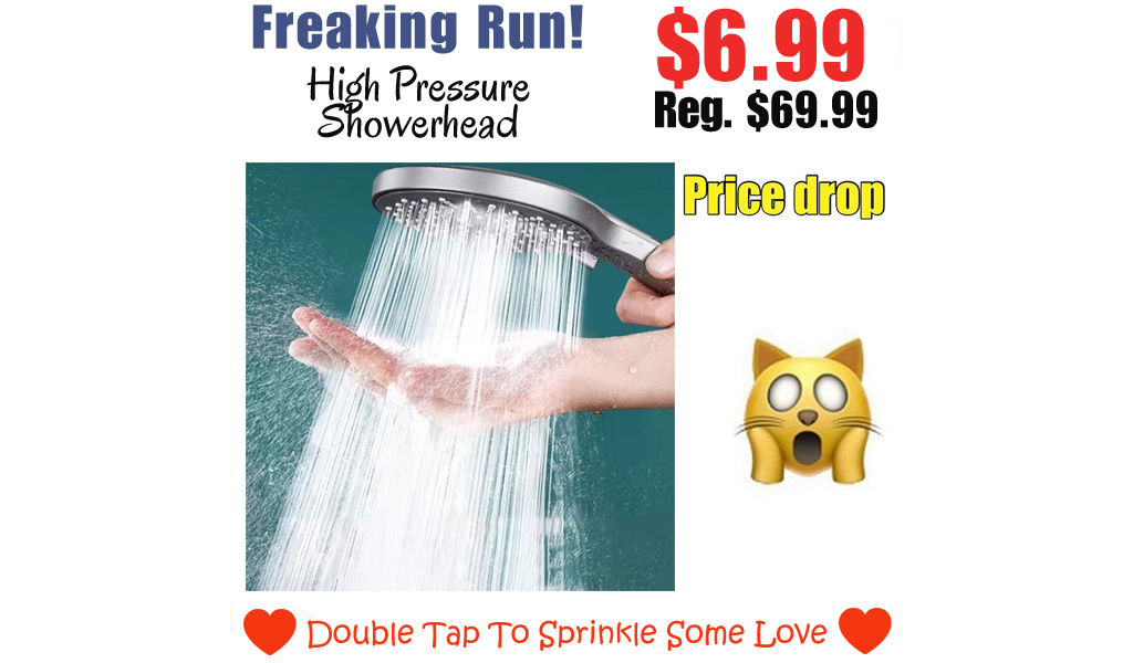 High Pressure Showerhead Only $6.99 Shipped on Amazon (Regularly $69.99)