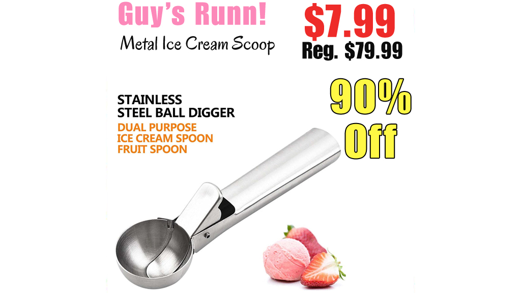 Metal Ice Cream Scoop Only $7.99 Shipped on Amazon (Regularly $79.99)