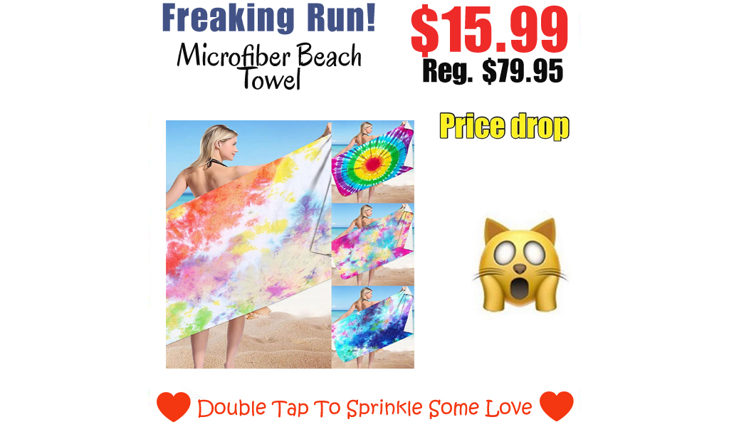 Microfiber Beach Towel Only $15.99 Shipped on Amazon (Regularly $79.95)