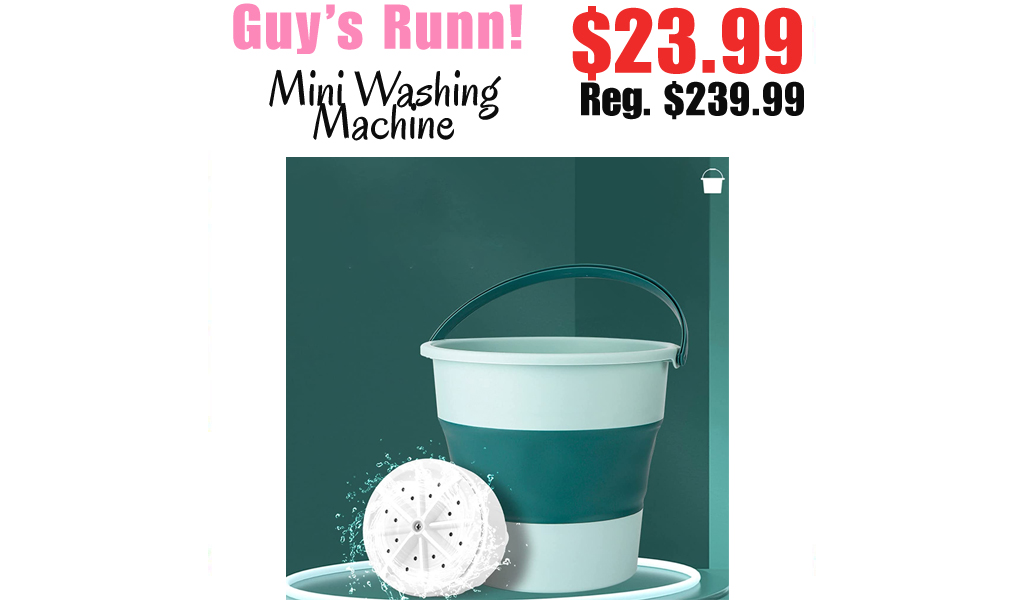 Mini Washing Machine Only $23.99 Shipped on Amazon (Regularly $239.99)