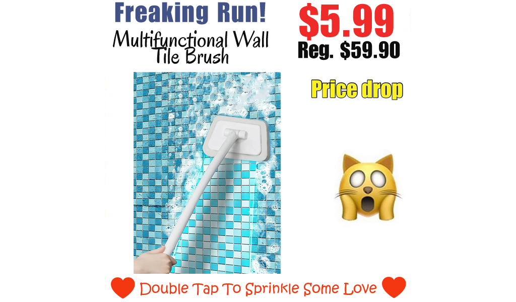 Multifunctional Wall Tile Brush Only $5.99 Shipped on Amazon (Regularly $59.90)