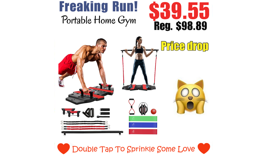 Portable Home Gym Only $39.55 Shipped on Amazon (Regularly $98.89)