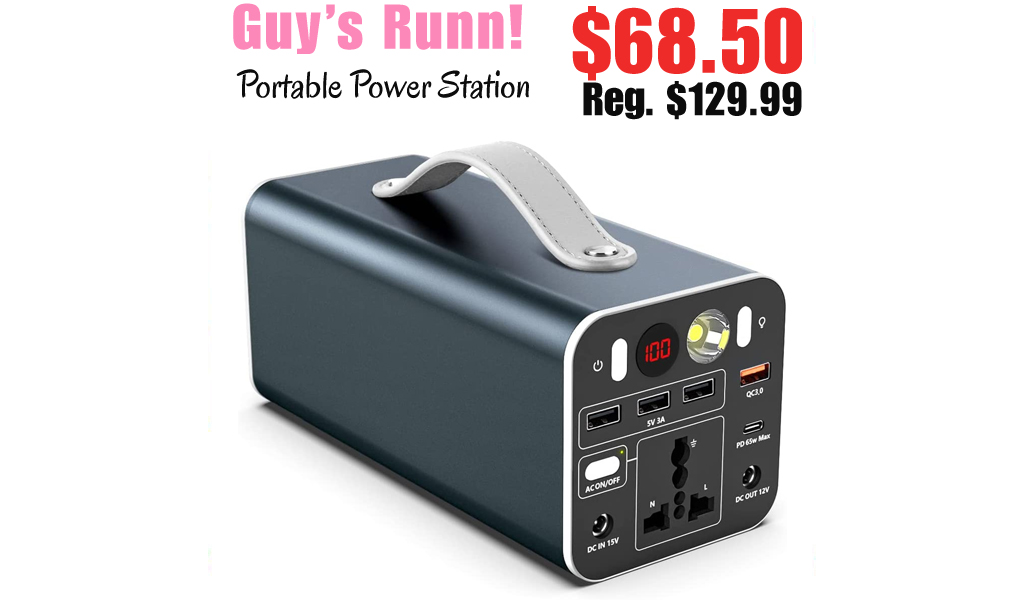 Portable Power Station Only $68.50 Shipped on Amazon (Regularly $129.99)