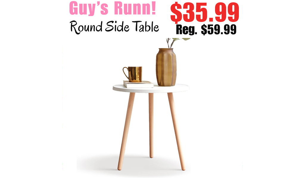 Round Side Table Only $35.99 Shipped on Amazon (Regularly $59.99)