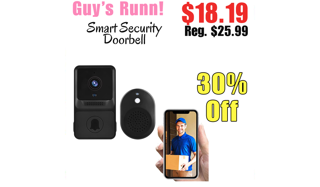 Smart Security Doorbell Only $18.19 Shipped on Amazon (Regularly $25.99)
