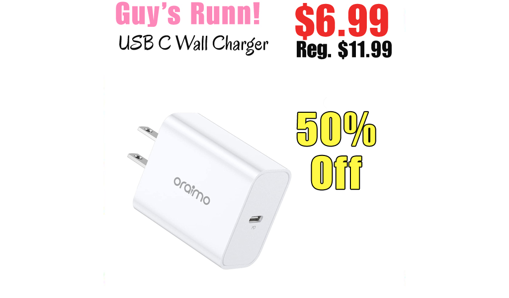 USB C Wall Charger Only $6.99 Shipped on Amazon (Regularly $11.99)
