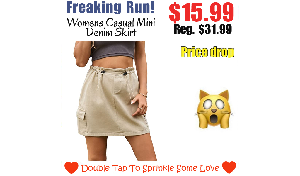 Womens Casual Mini Denim Skirt Only $15.99 Shipped on Amazon (Regularly $31.99)