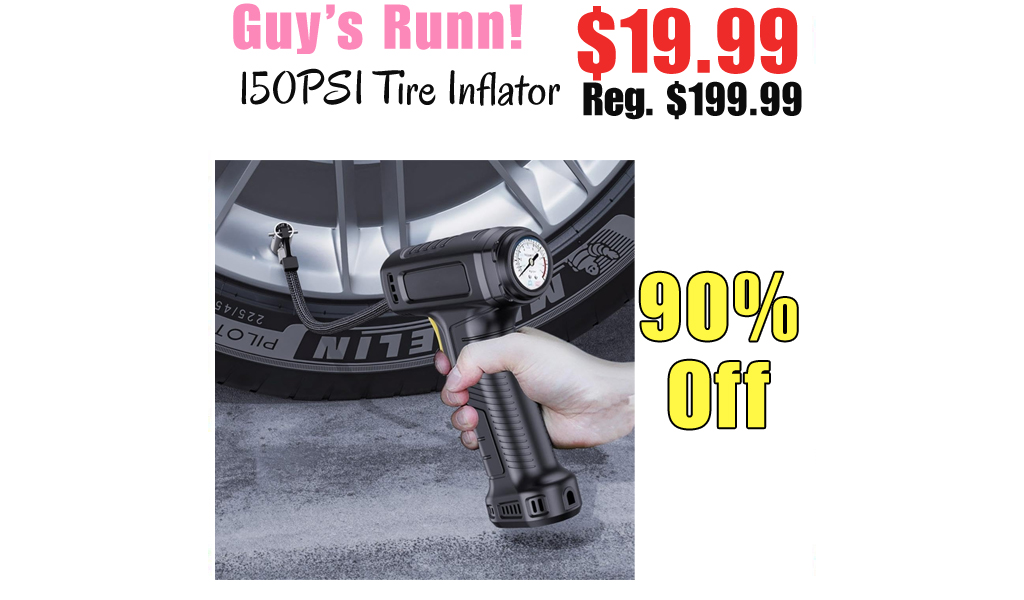 150PSI Tire Inflator Only $19.99 Shipped on Amazon (Regularly $199.99)