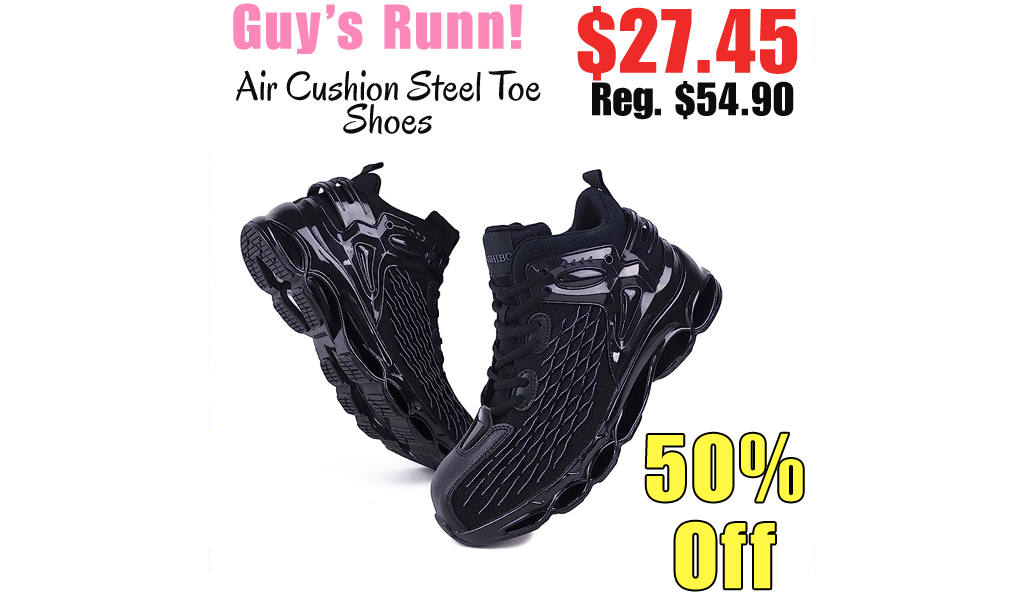 Air Cushion Steel Toe Shoes Only $27.45 Shipped on Amazon (Regularly $54.90)