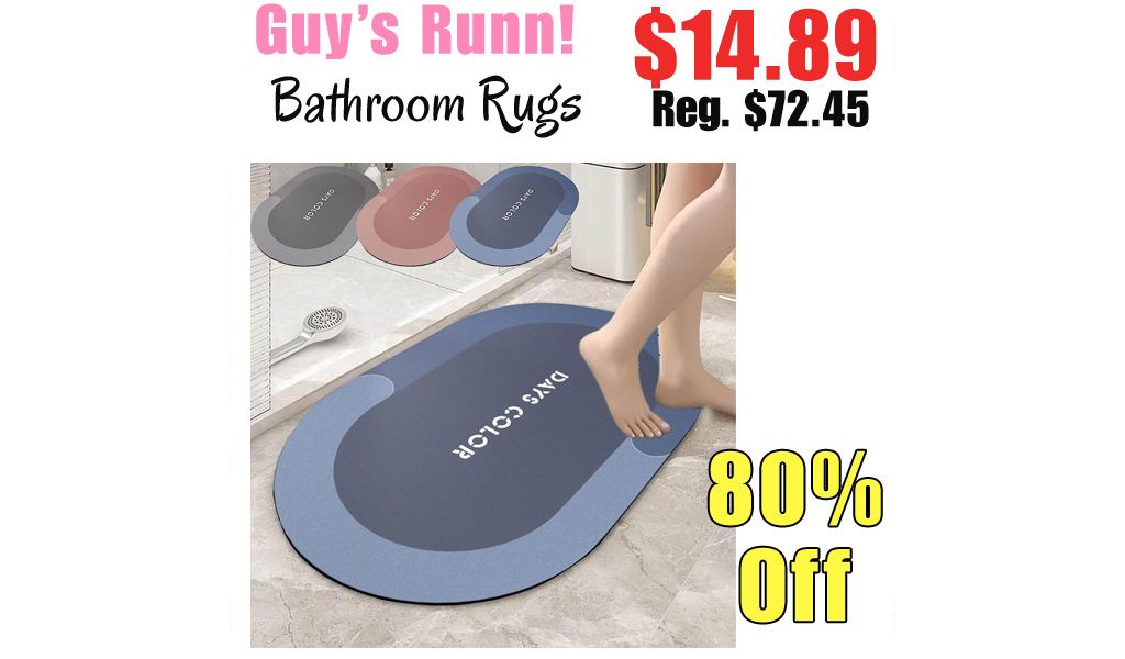 Bathroom Rugs Only $14.89 Shipped on Amazon (Regularly $72.45)