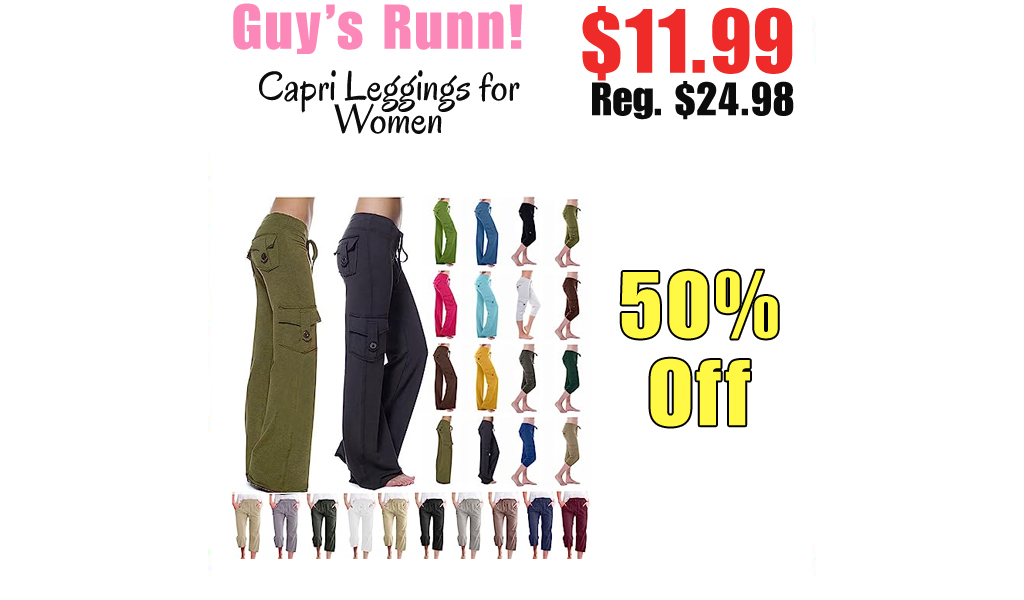 Capri Leggings for Women Only $11.99 Shipped on Amazon (Regularly $24.98)
