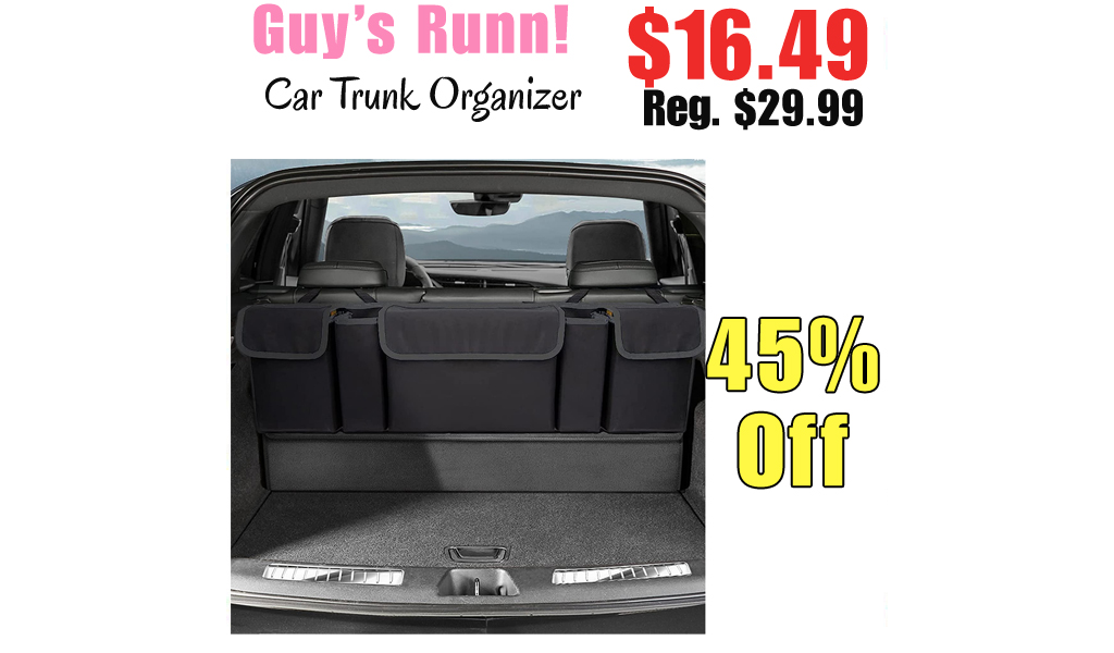 Car Trunk Organizer Only $16.49 Shipped on Amazon (Regularly $29.99)