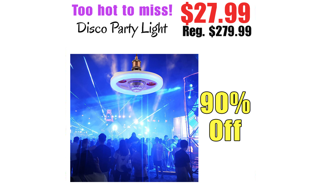 Disco Party Light Only $27.99 Shipped on Amazon (Regularly $279.99)