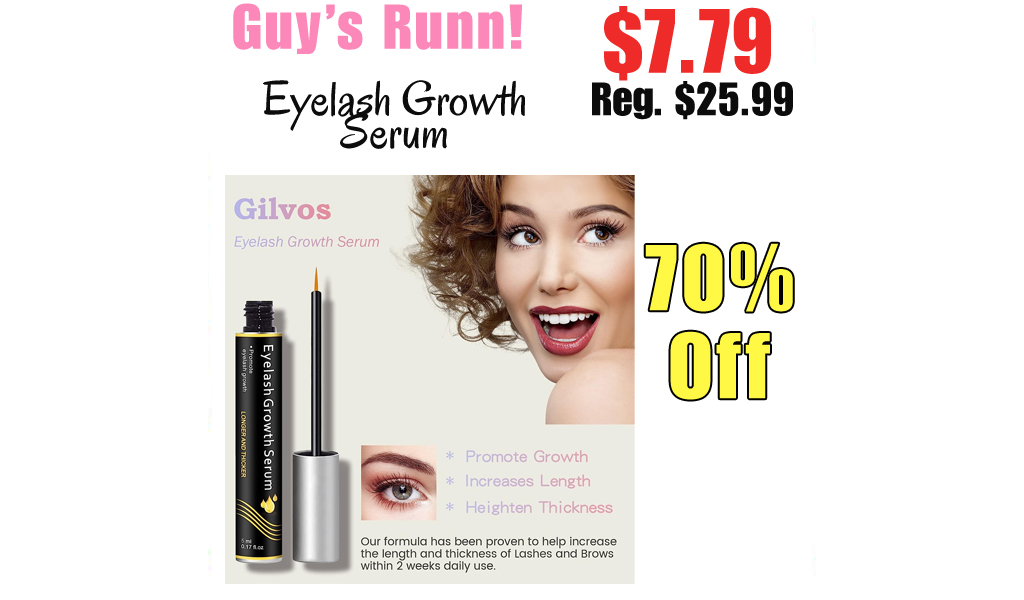 Eyelash Growth Serum Only $7.79 Shipped on Amazon (Regularly $25.99)