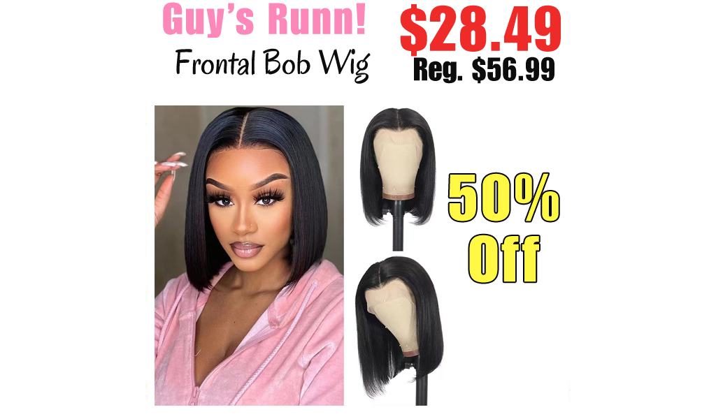 Frontal Bob Wig Only $28.49 Shipped on Amazon (Regularly $56.99)
