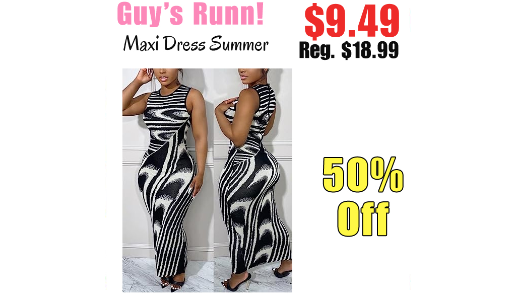 Maxi Dress Summer Only $9.49 Shipped on Amazon (Regularly $18.99)