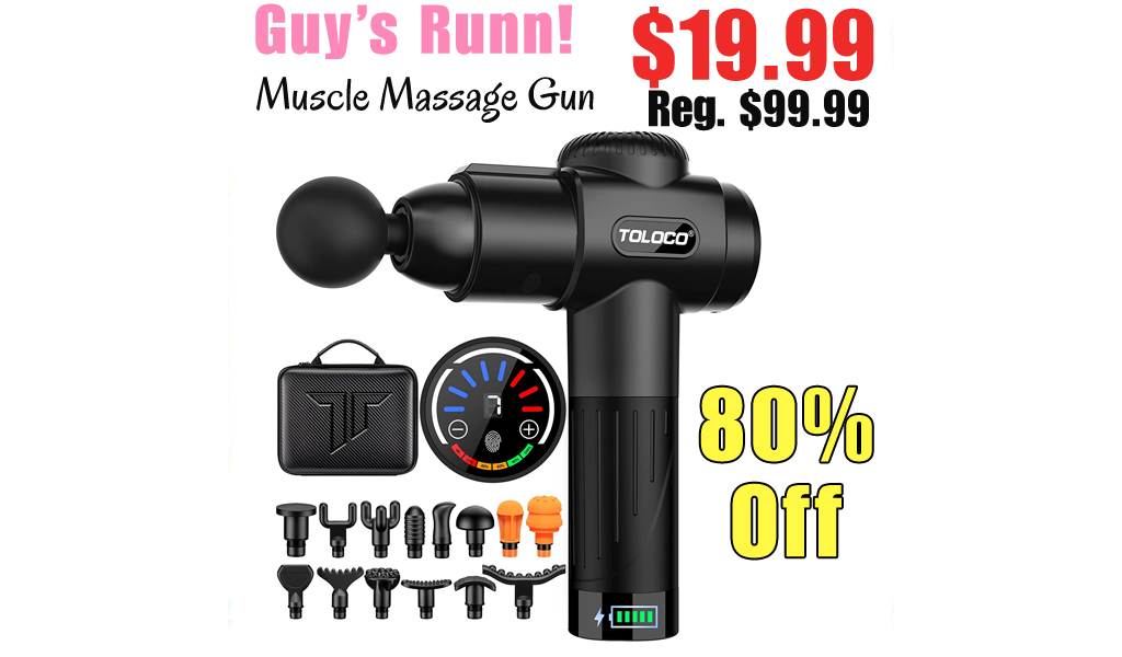 Muscle Massage Gun Only $19.99 Shipped on Amazon (Regularly $99.99)