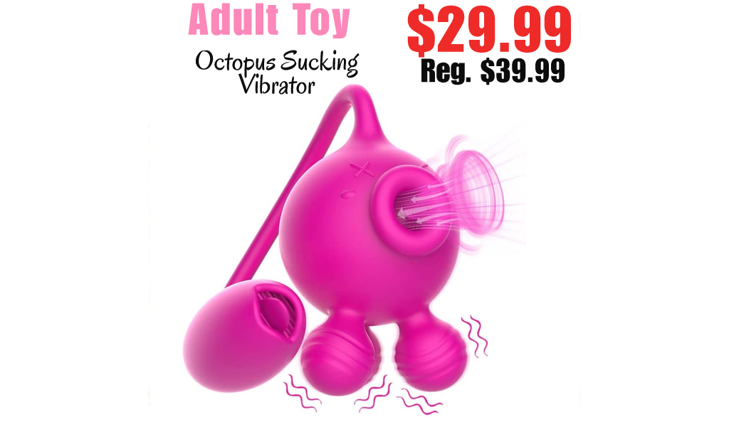 Octopus Sucking Vibrator Only $29.99 Shipped on Amazon (Regularly $39.99)