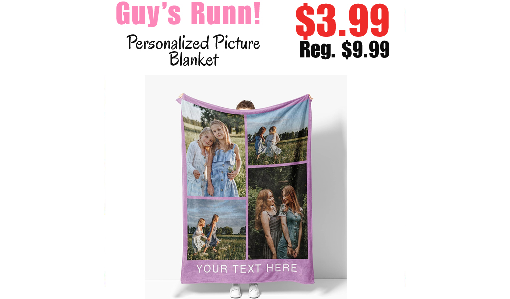 Personalized Picture Blanket Only $3.99 Shipped on Amazon (Regularly $9.99)