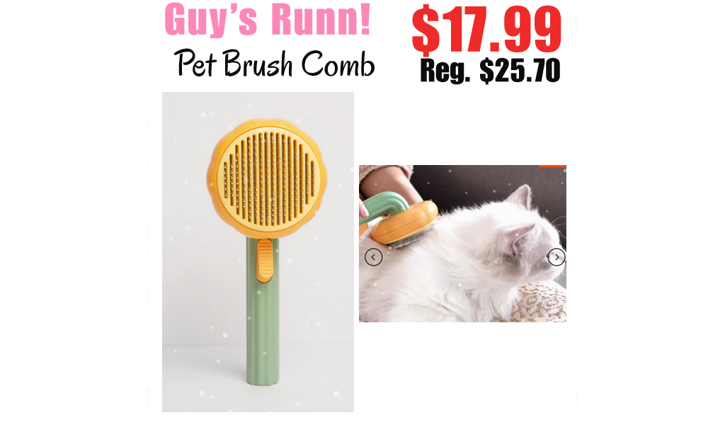 Pet Brush Comb Only $17.99 Shipped (Regularly $25.70)